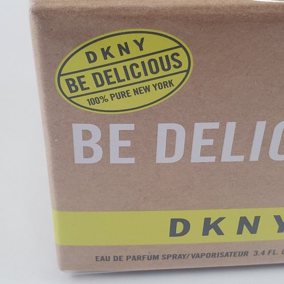 DKNY Donna Karan Be Delicious 100% Pure New York Eau De Parfum 3.4 oz 100 ml Sea - Picture 3 of 5